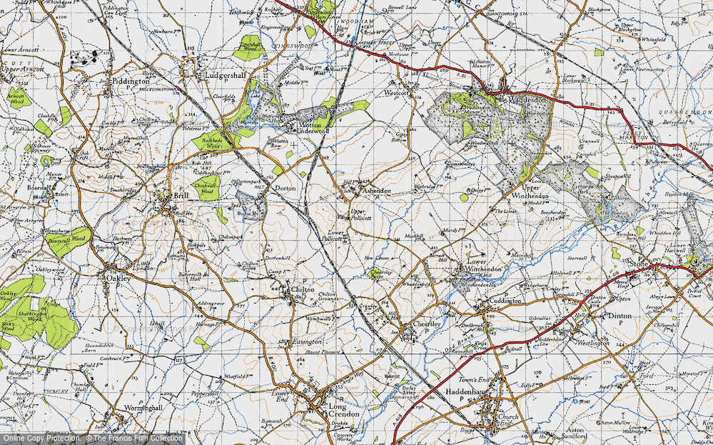 Old Map of Upper Pollicott, 1946 in 1946
