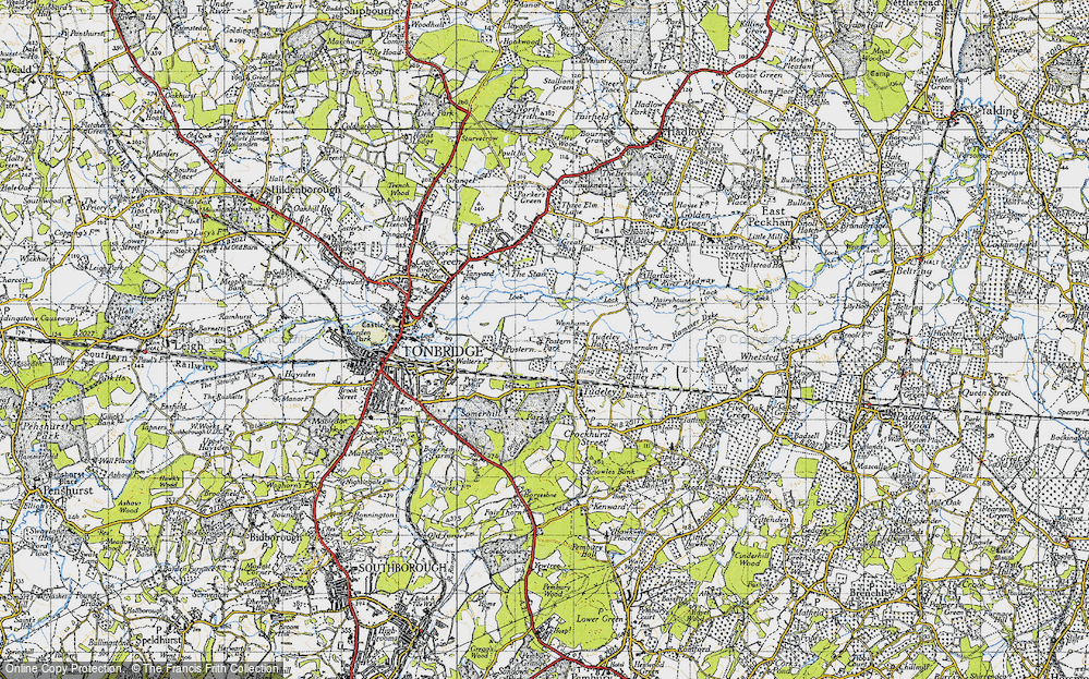 Old Map of Upper Postern, 1946 in 1946
