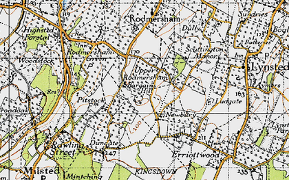 Old map of Upper Rodmersham in 1946