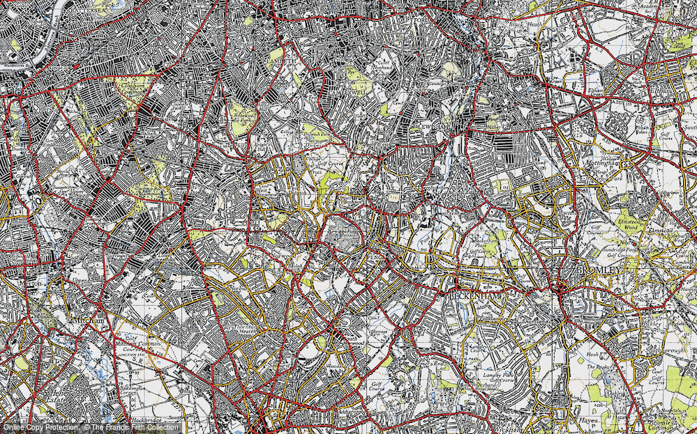 Old Map of Upper Sydenham, 1946 in 1946