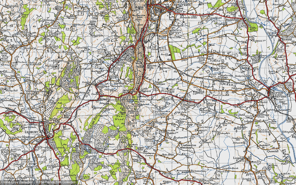 Old Map of Upper Welland, 1947 in 1947