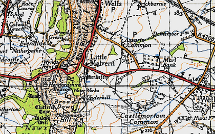 Old map of Upper Welland in 1947