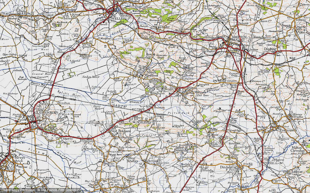 Old Map of Upper Westholme, 1946 in 1946