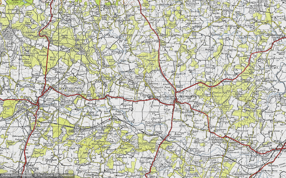 Old Map of Upperton, 1940 in 1940