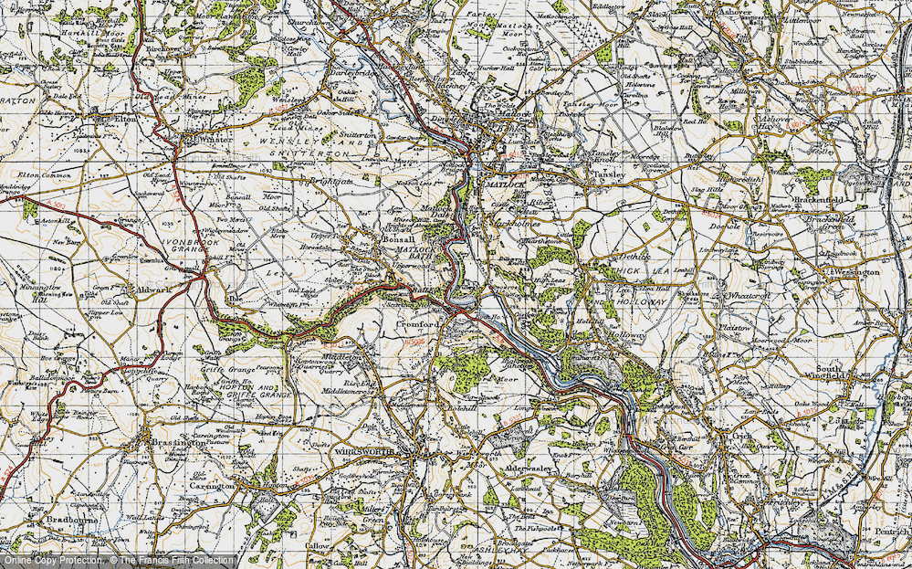 Old Map of Upperwood, 1947 in 1947