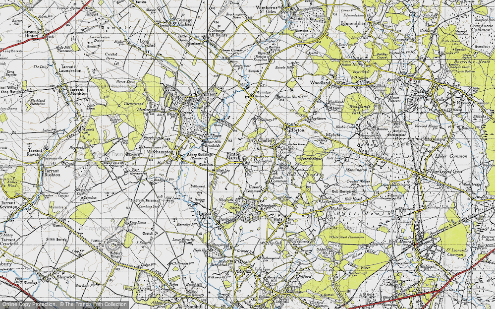 Old Map of Uppington, 1940 in 1940