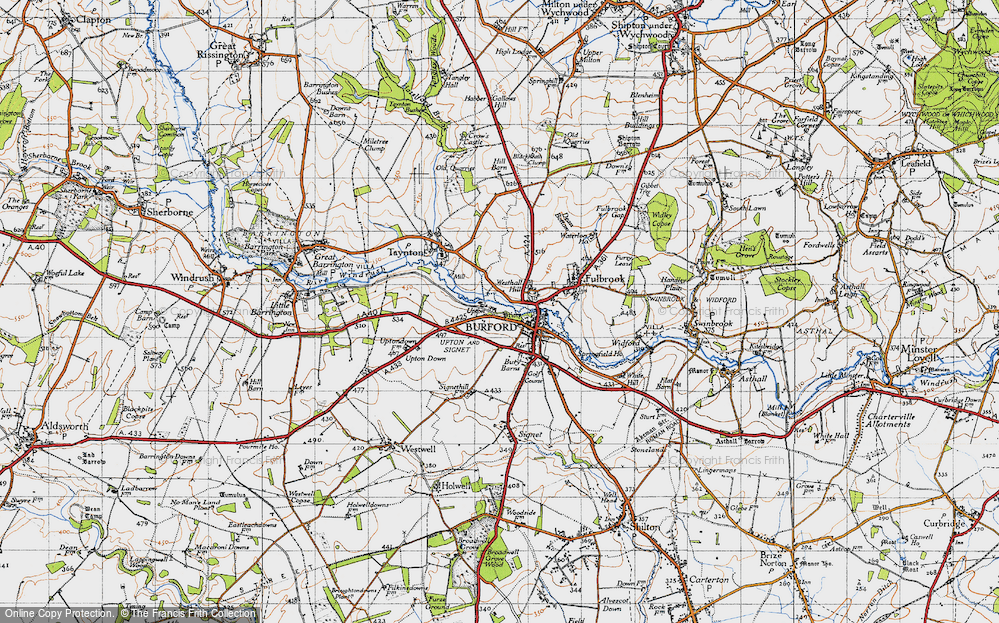 Old Map of Upton, 1946 in 1946