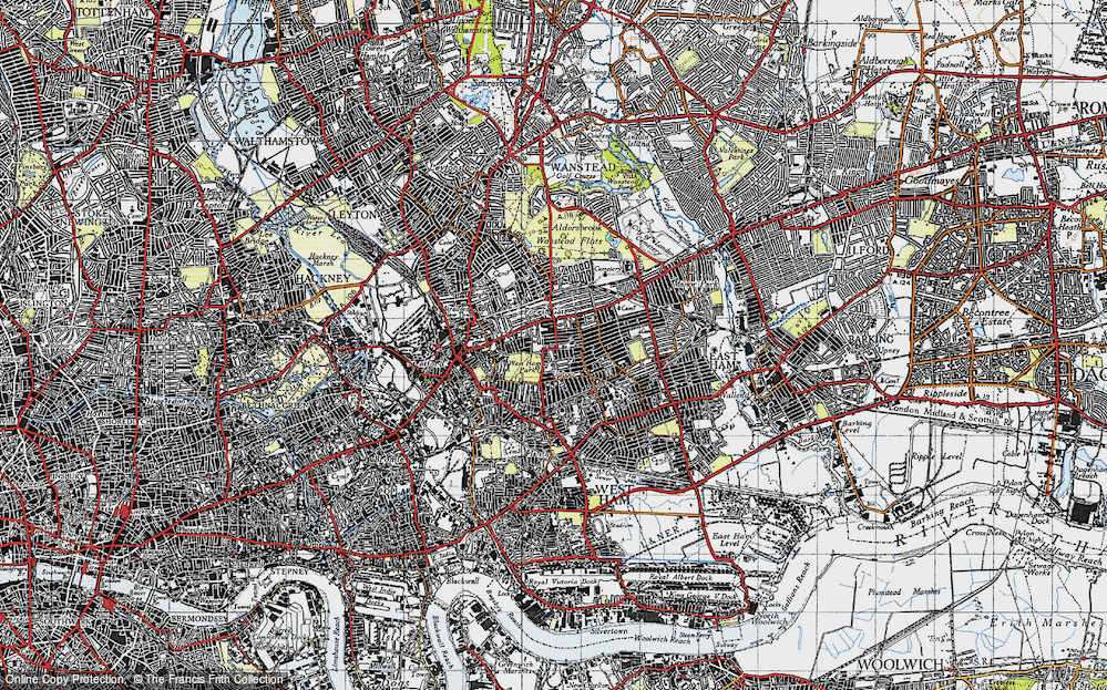 Old Map of Upton, 1946 in 1946