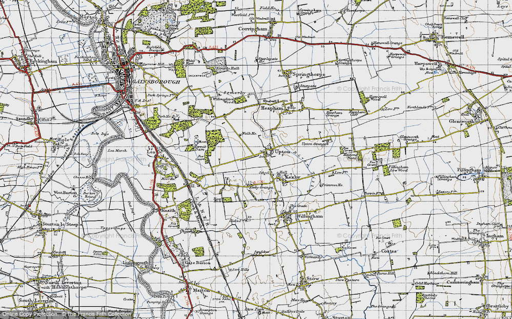 Old Map of Upton, 1947 in 1947