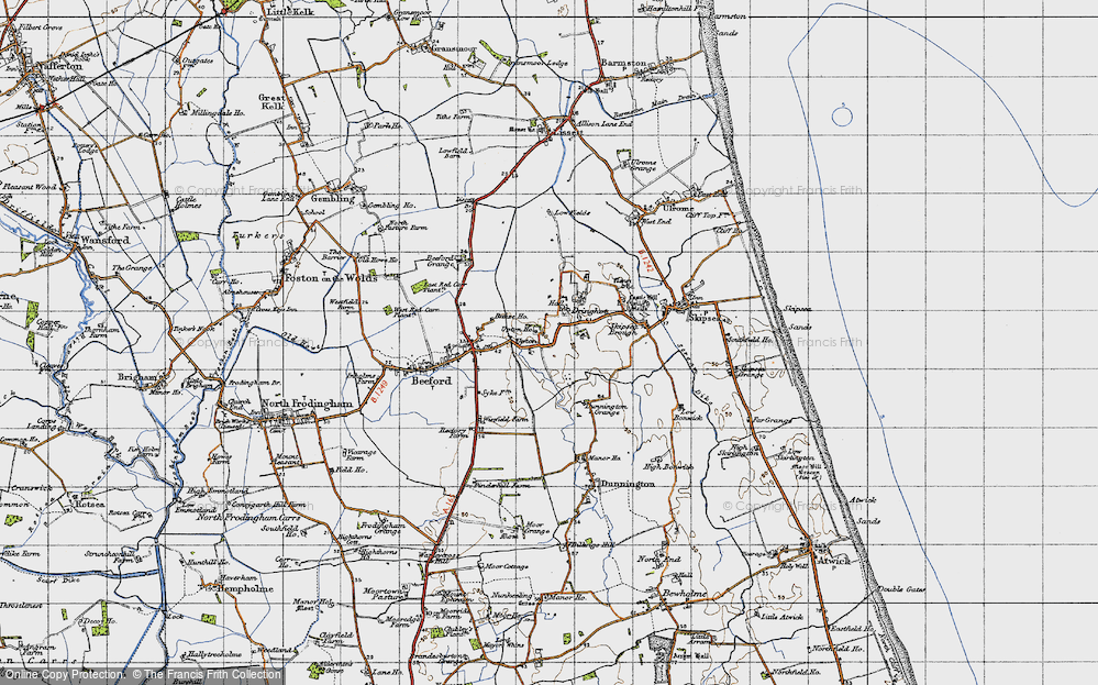 Old Map of Upton, 1947 in 1947