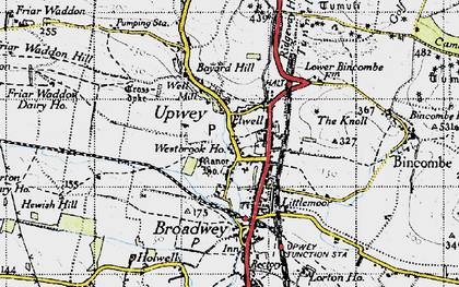 Old map of Bayard Hill in 1946