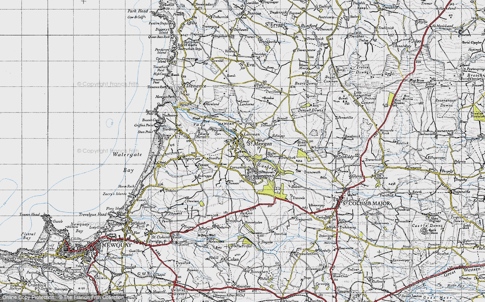 Old Map of Vale of Mawgan, 1946 in 1946