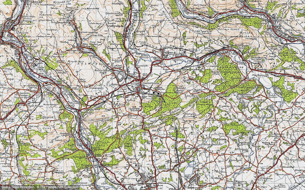 Old Map of Van, 1947 in 1947