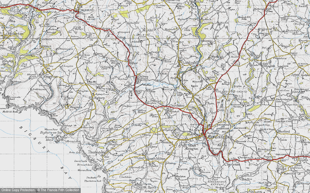 Old Map of Venn, 1946 in 1946
