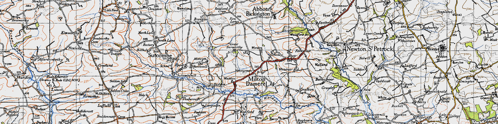 Old map of Venngreen in 1946