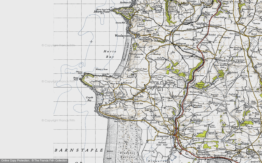Old Map of Vention, 1946 in 1946