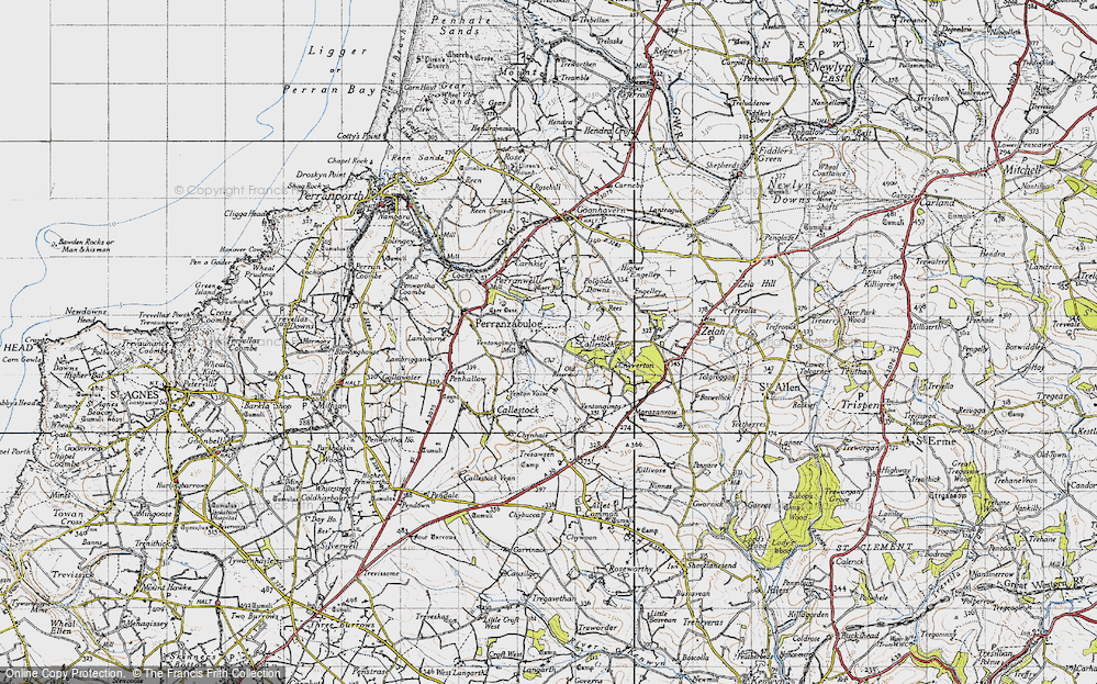 Old Map of Ventongimps, 1946 in 1946