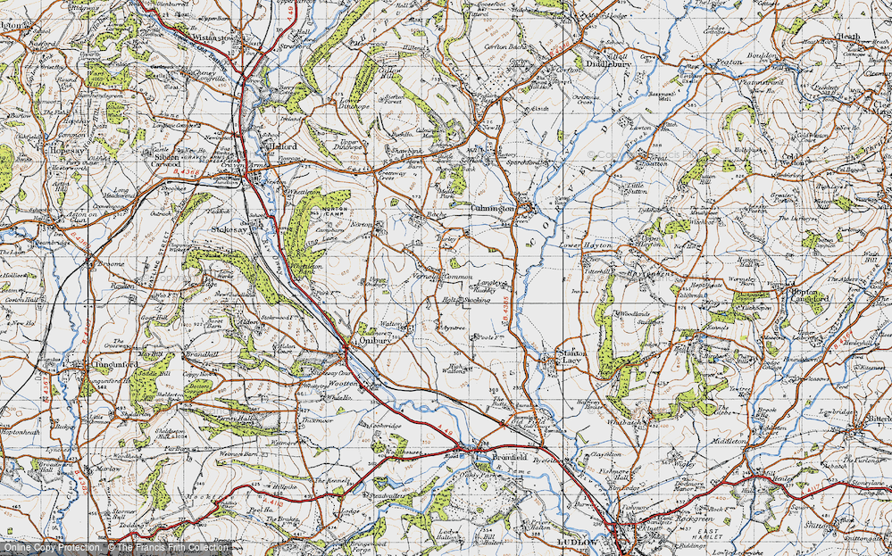 Old Map of Vernolds Common, 1947 in 1947