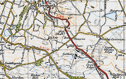 Old map of Victoria in 1947