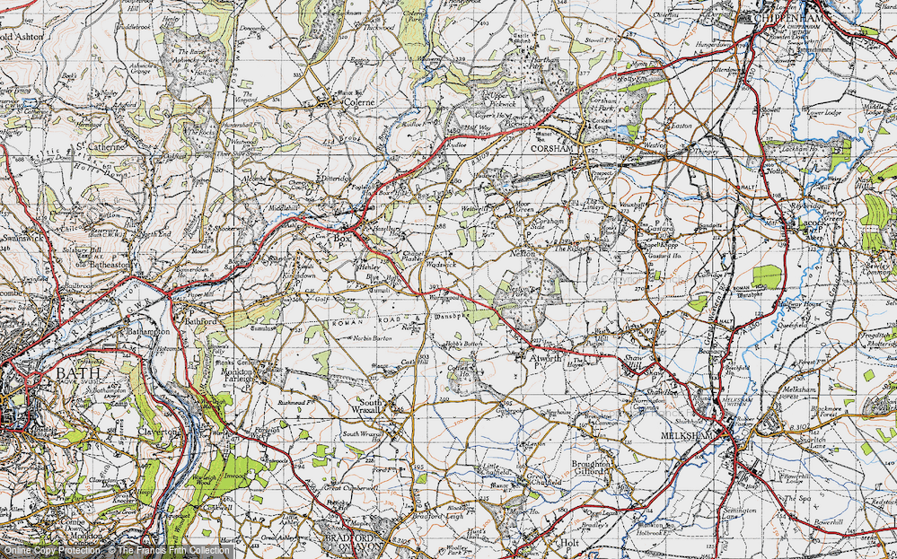 Old Map of Wadswick, 1946 in 1946