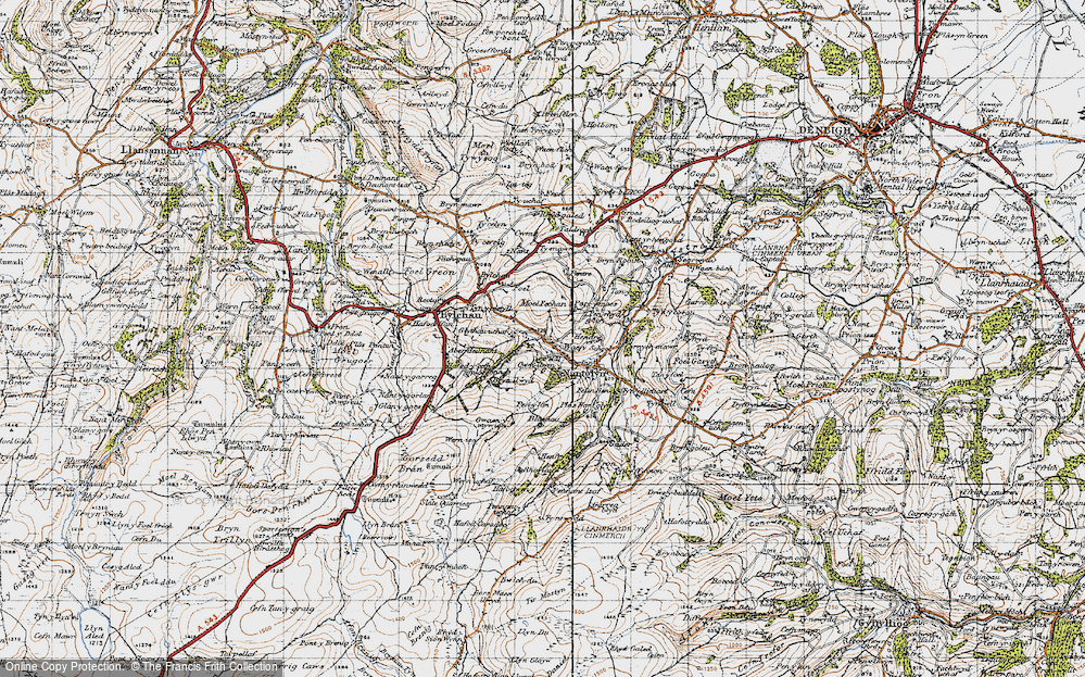 Old Map of Waen, 1947 in 1947