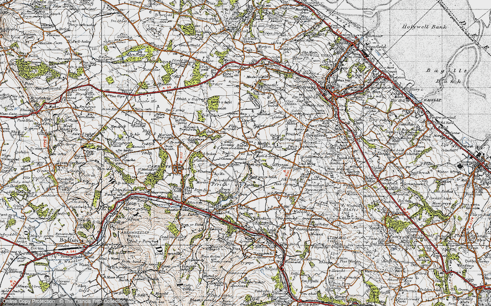 Old Map of Waen, 1947 in 1947