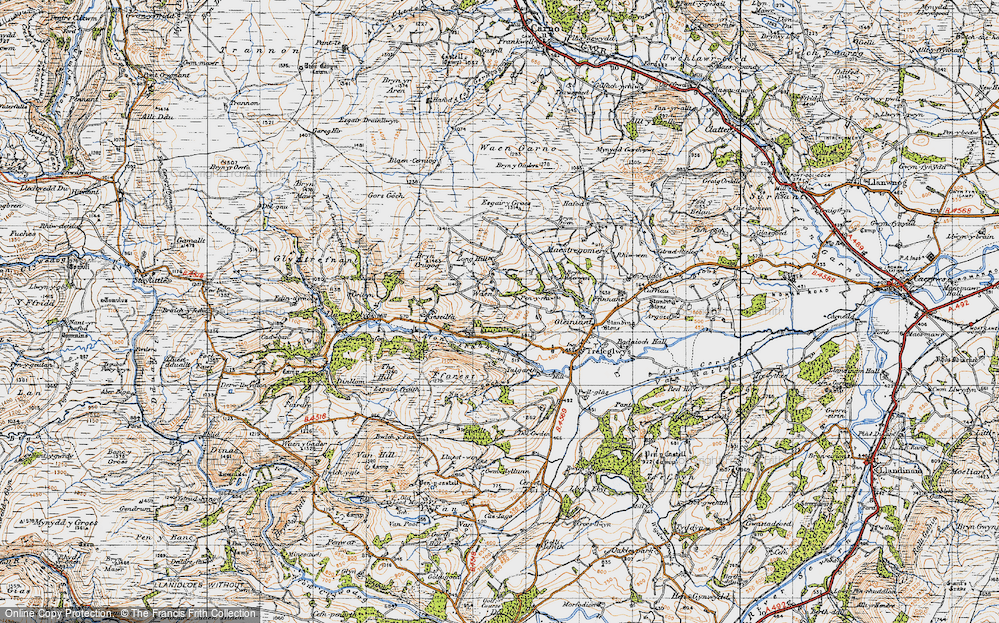 Old Map of Waen, 1947 in 1947