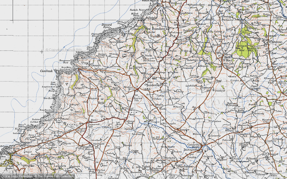 Old Map of Wainhouse Corner, 1946 in 1946