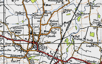 Old map of Walcot Green in 1946