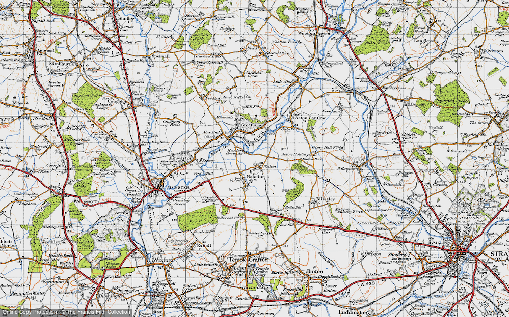 Old Map of Walcote, 1947 in 1947