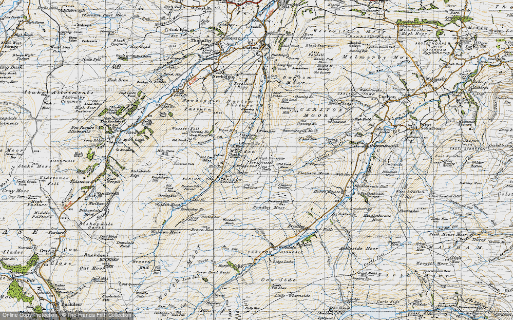 Old Map of Walden, 1947 in 1947