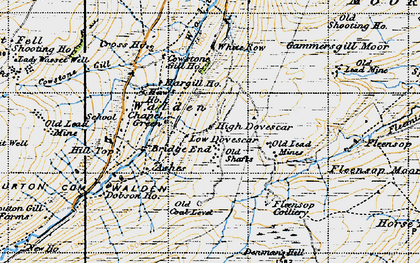 Old map of Walden in 1947