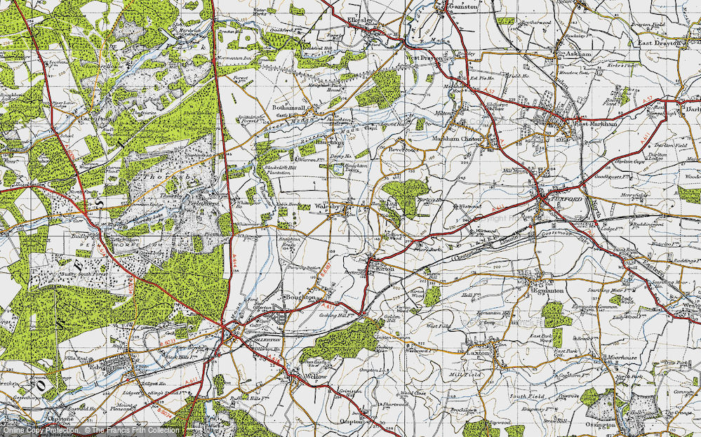Old Map of Walesby, 1947 in 1947