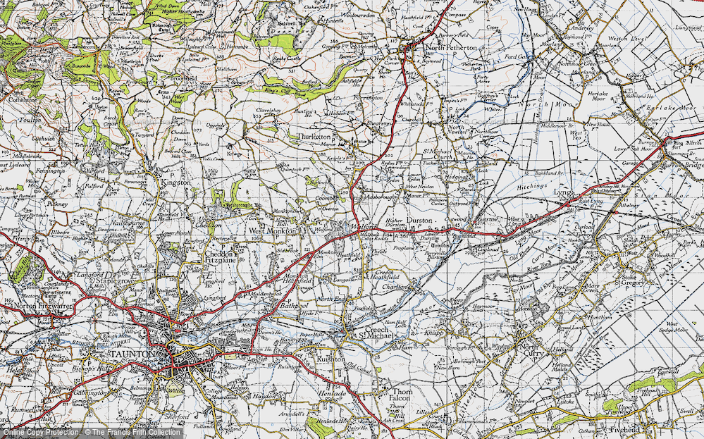 Old Map of Walford, 1946 in 1946