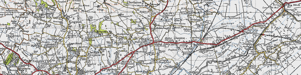 Old map of Walford in 1946