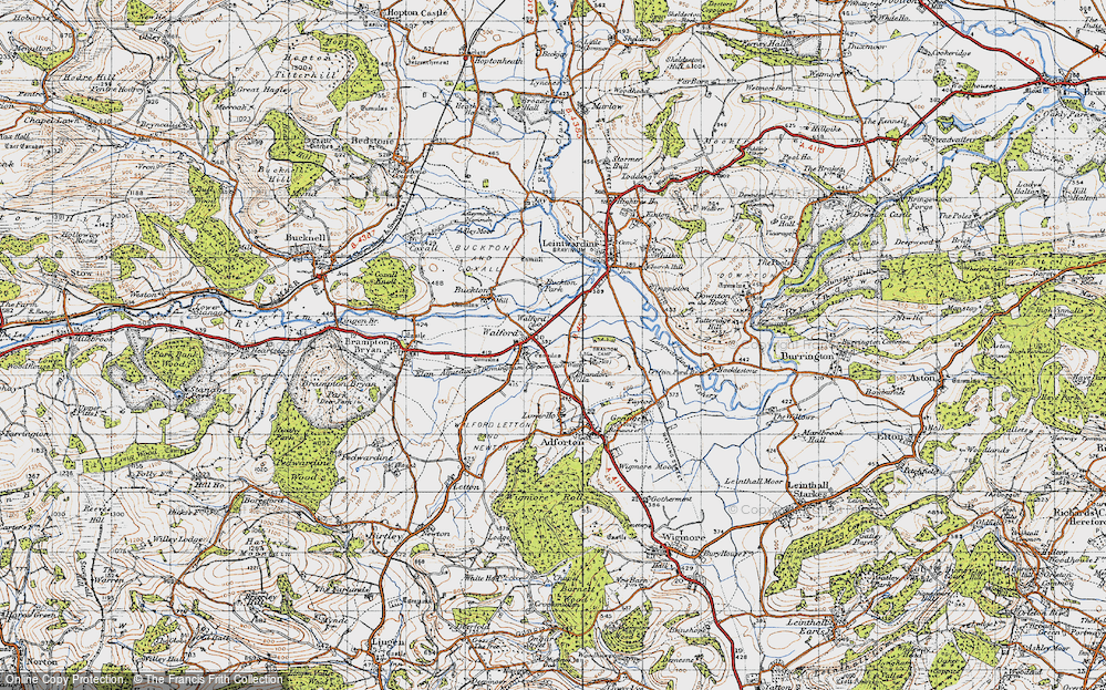 Old Map of Walford, 1947 in 1947