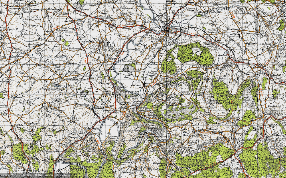 Old Map of Walford, 1947 in 1947