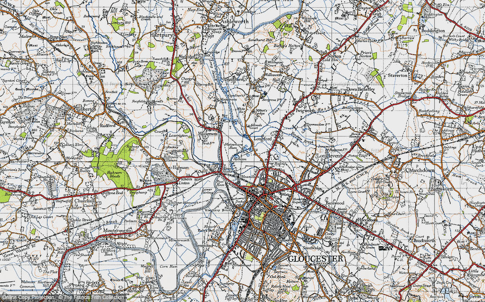 Old Map of Walham, 1947 in 1947