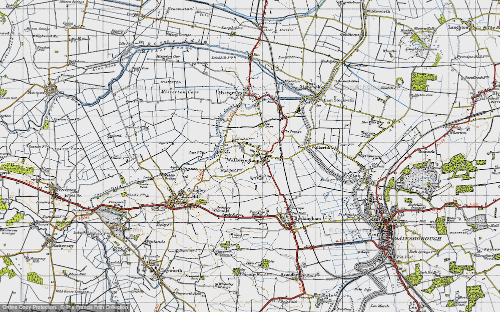 Old Map of Walkeringham, 1947 in 1947