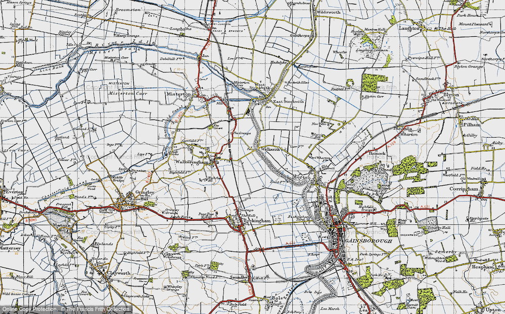 Old Map of Walkerith, 1947 in 1947