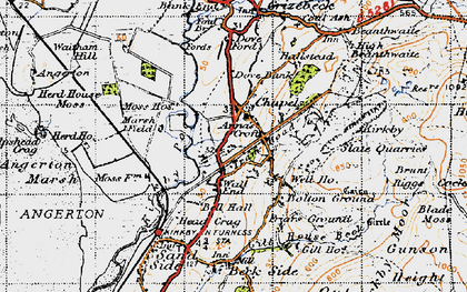 Old map of Wall End in 1947