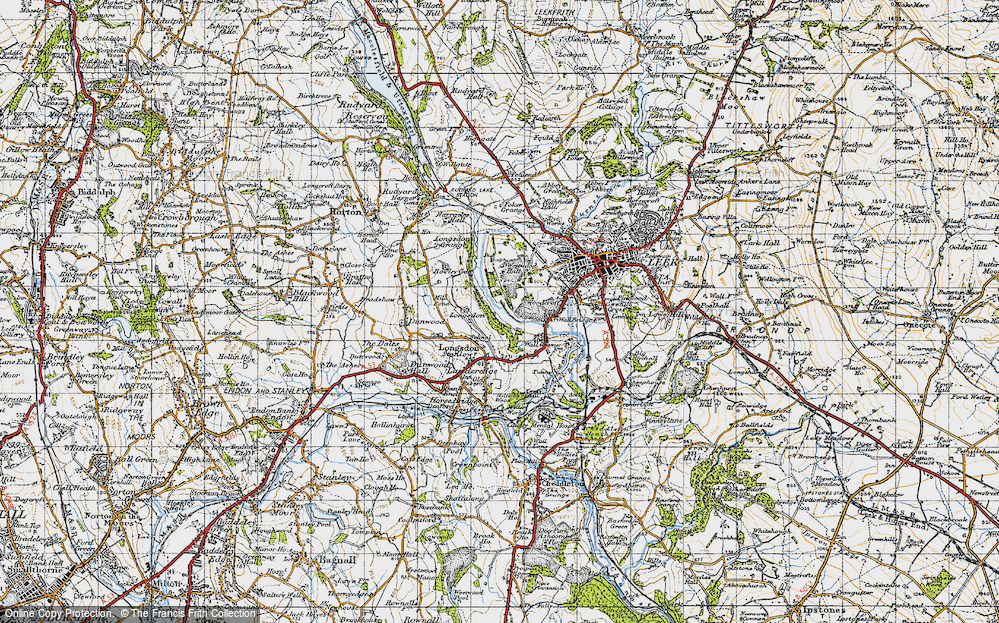 Old Maps of Staffordshire Moorlands Walks, Staffordshire