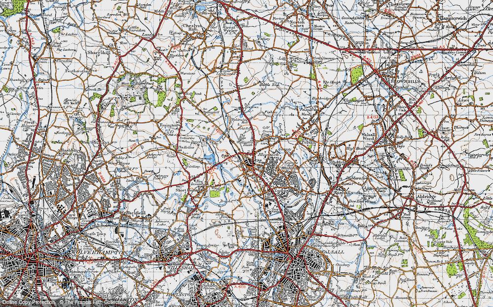 Old Map of Wallington Heath, 1946 in 1946