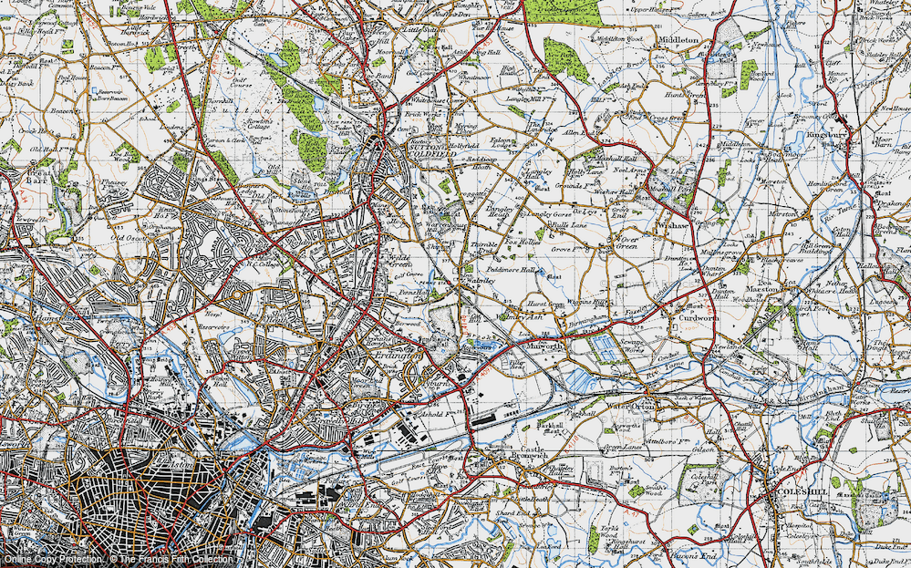 Old Map of Walmley, 1946 in 1946