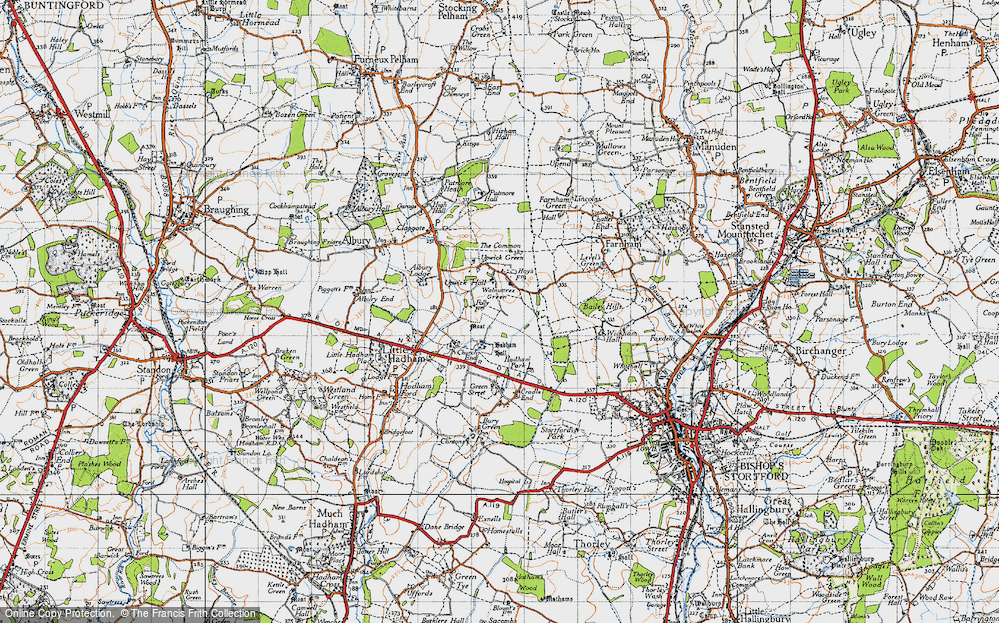 Old Map of Walnuttree Green, 1946 in 1946