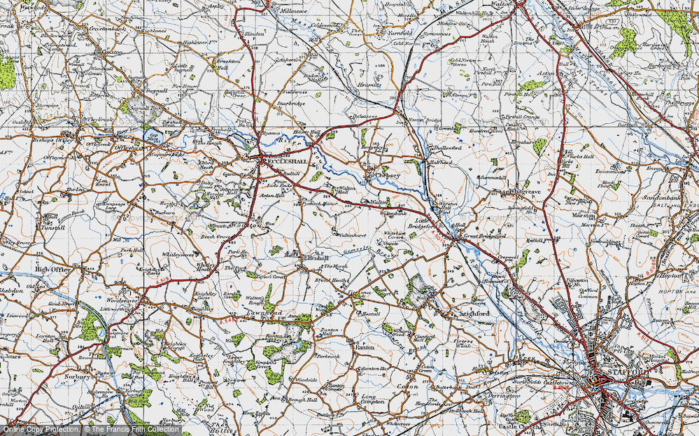 Old Map of Walton, 1946 in 1946