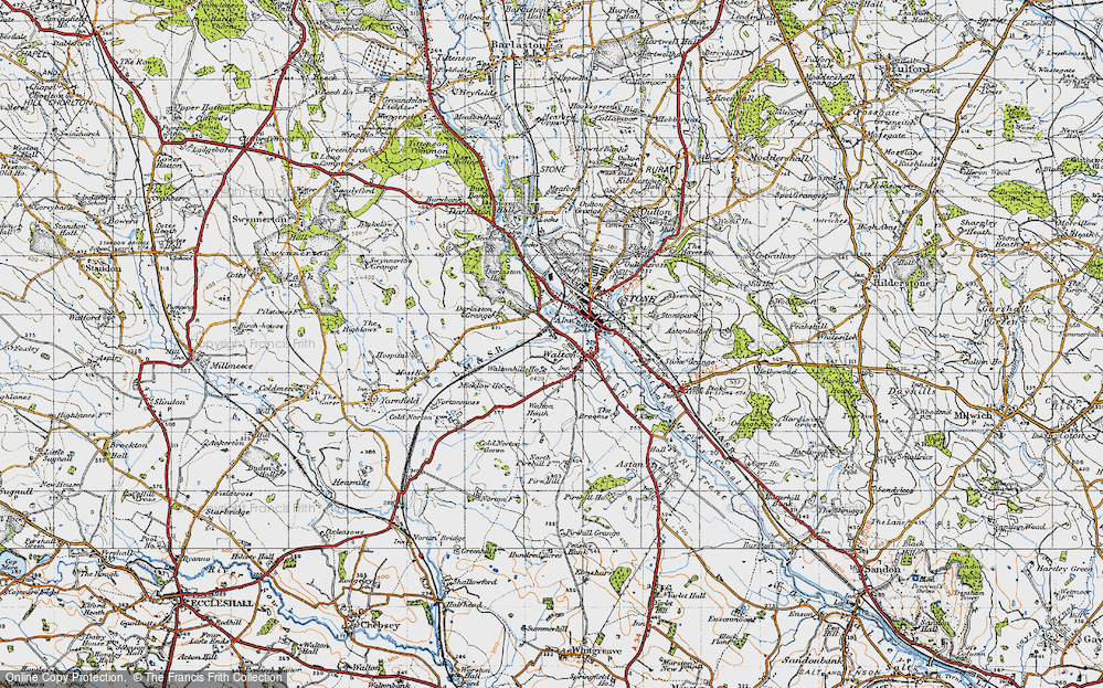 Old Map of Walton, 1946 in 1946