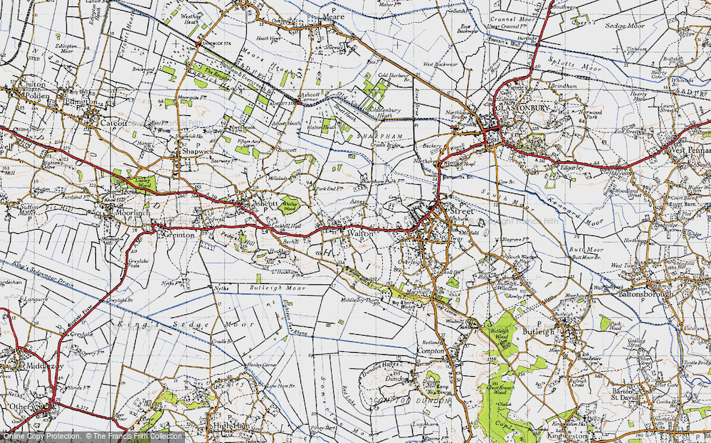 Old Map of Walton, 1946 in 1946