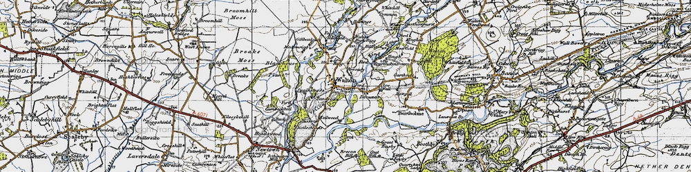 Old map of Blackhouse Plantns in 1947