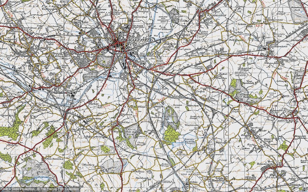 Old Map of Walton, 1947 in 1947